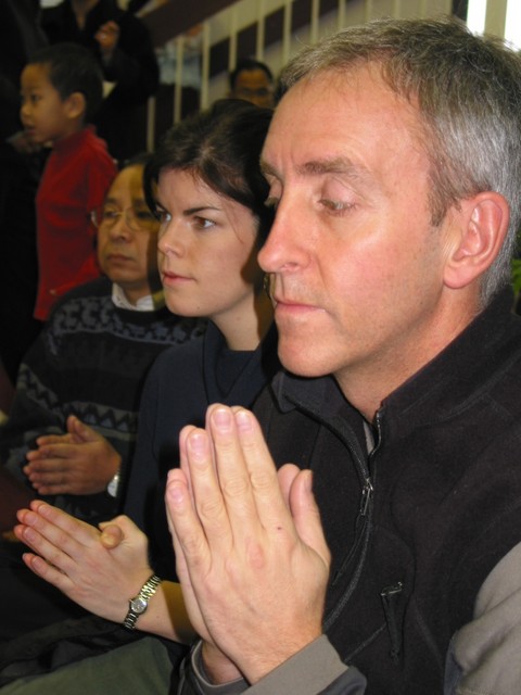 Fund Raising and Praying 
        Ceremonty to those Tsunami Victims